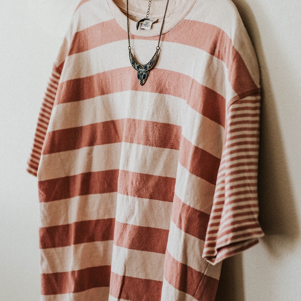 Pink Striped Top - Picture 4 of 5